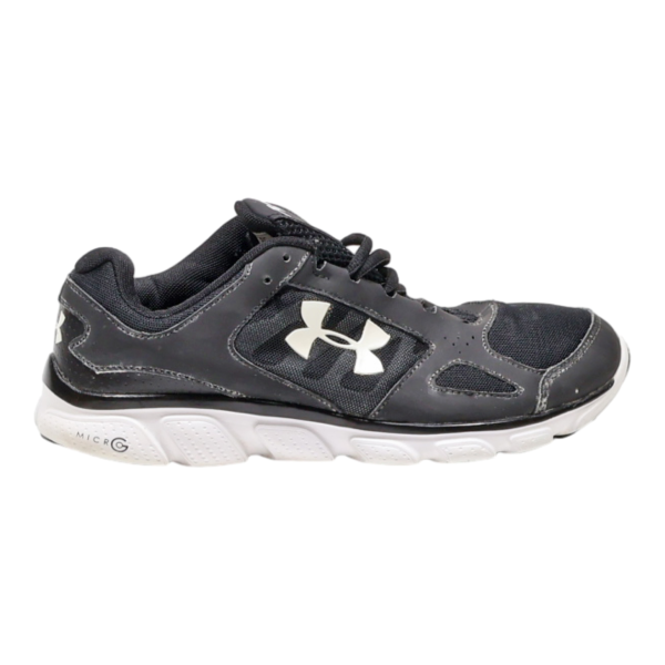 UNDER ARMOUR Micro Sneaker Trainers Black Synthetic Mens UK 7 Online now