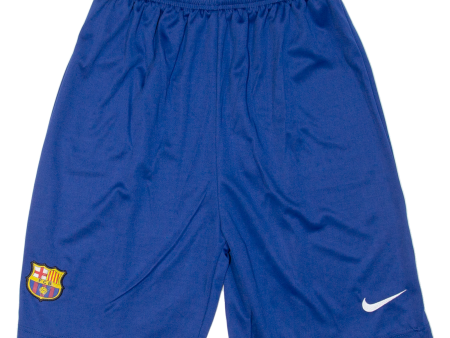 NIKE FB Barcelona Boys Sports Shorts Blue Relaxed 2XL W26 on Sale