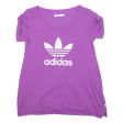 ADIDAS Womens T-Shirt Purple S For Discount