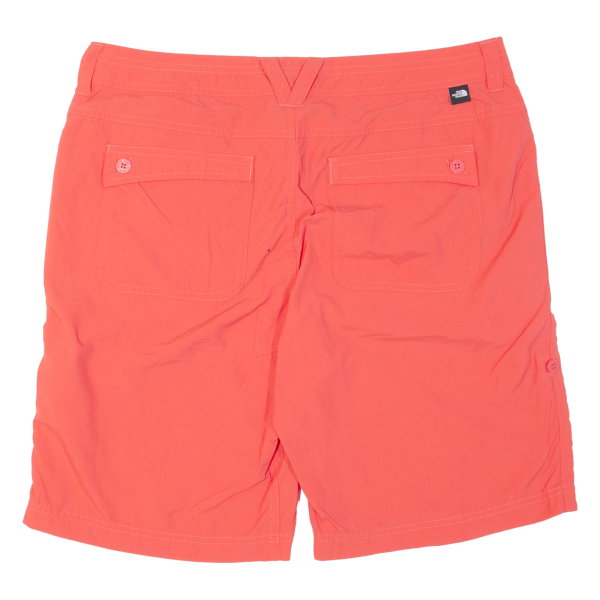 THE NORTH FACE Turn Up Option Womens Utility Shorts Red L W34 Hot on Sale