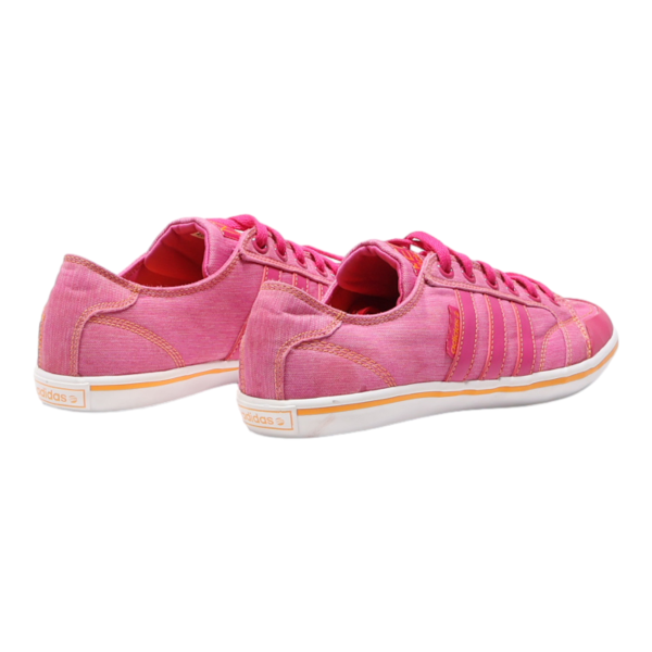 ADIDAS Low Top Trainers Pink Canvas Womens UK 6 Supply