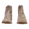 AGL Ankle Boots Beige Suede Womens UK 6 Online Sale