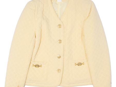 Shirley Womens Quilted Jacket Cream M Supply