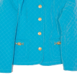 Shirley Womens Quilted Jacket Blue M For Sale