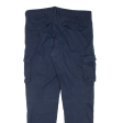 TERRANOVA Cargo Mens Trousers Blue Slim Tapered W33 L30 Sale