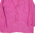 SPENGLER Womens Blazer Jacket Pink Silk 90s XL Online