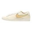 NIKE Blazer Sneaker Trainers Cream Leather Womens UK 7.5 Hot on Sale