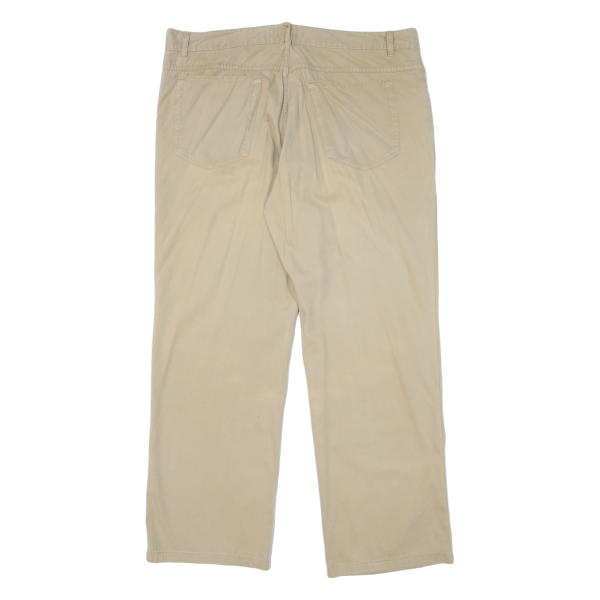 SERGIO TACCHINI Mens Trousers Beige Regular Straight W40 L31 Fashion