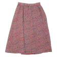 Womens A-Line Skirt Red Midi Floral S Online Sale