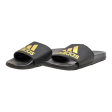 ADIDAS Slider Sandals Black Leather Mens UK 10 For Discount