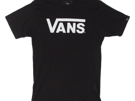 VANS Mens T-Shirt Black S Fashion