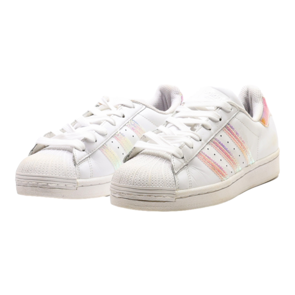 ADIDAS Superstar 2020 Sneaker Trainers White Leather Girls UK 4 Fashion