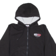 TOMMY HILFIGER Womens Jacket Black Hooded L Online Hot Sale