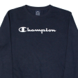 CHAMPION Boys Sweatshirt Blue 2XL Supply