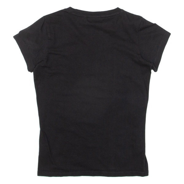 FILA Mens T-Shirt Black XS Hot on Sale