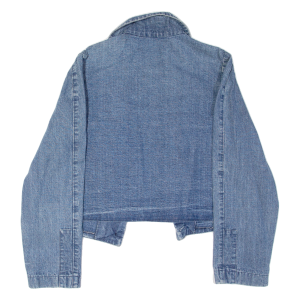 Western Inspired Womens Denim Jacket Blue M Hot on Sale