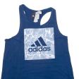 ADIDAS Womens Vest Blue Sleeveless M For Sale