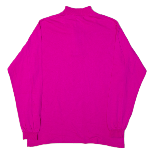 BENGER Womens Sweatshirt Pink 1 4 Zip M Discount