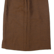 Womens Straight Skirt Brown Knee Length L Online now