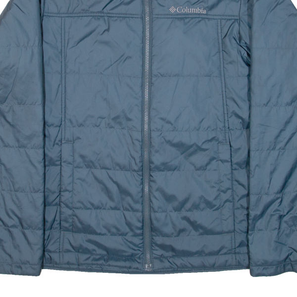 COLUMBIA Lightweight Insulated Mens Puffer Jacket Blue S Online now