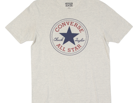 CONVERSE Mens T-Shirt Grey USA S Hot on Sale