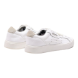 ADIDAS Sleek 2019 Low Top Trainers White Leather Womens UK 4.5 Supply