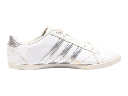 ADIDAS Coneo Sneaker Trainers White Leather Womens UK 6.5 Online Sale