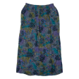 Womens Straight Skirt Blue Long 90s L Discount