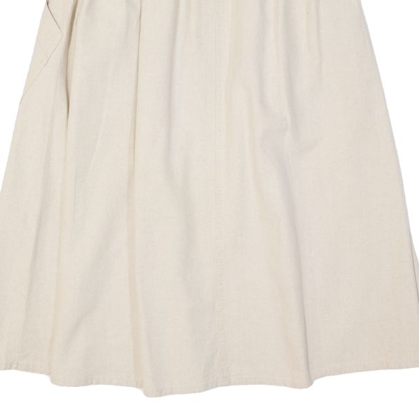 MARSHAL Womens Bandage Skirt Cream Midi Wool M For Cheap