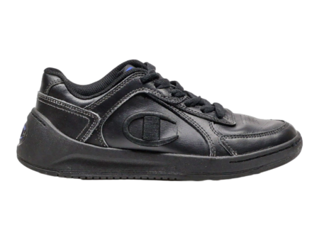 CHAMPION Sneaker Trainers Black Leather Womens UK 4.5 Online Hot Sale