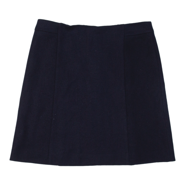 HUGO BOSS Mareska Womens Bandage Skirt Blue Short Wool UK 8 Online Sale