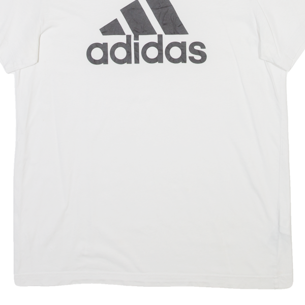 ADIDAS Womens T-Shirt White S Online Sale