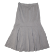 BPC COLLECTION Womens Flare Skirt Grey Midi UK 12 Cheap