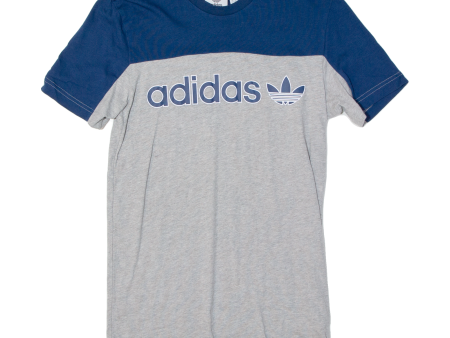 ADIDAS ORIGINALS Mens T-Shirt Grey XS Hot on Sale