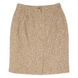 MADELEINE Womens Pencil Skirt Beige Knee Length Wool 90s UK 16 Online Hot Sale