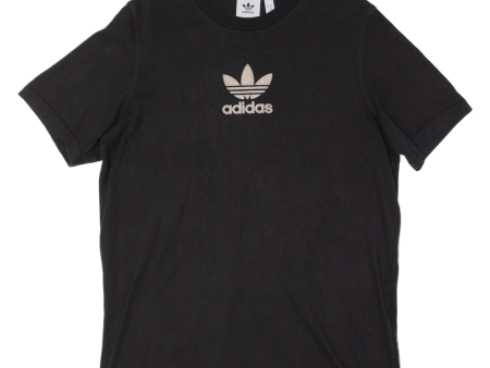 ADIDAS ORIGINALS Mens T-Shirt Black M on Sale