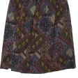 BOGNER Womens A-Line Skirt Blue Midi Wool 90s Crazy Pattern M Online Sale