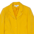 SCHILD Womens Blazer Jacket Yellow Wool UK 12 Discount