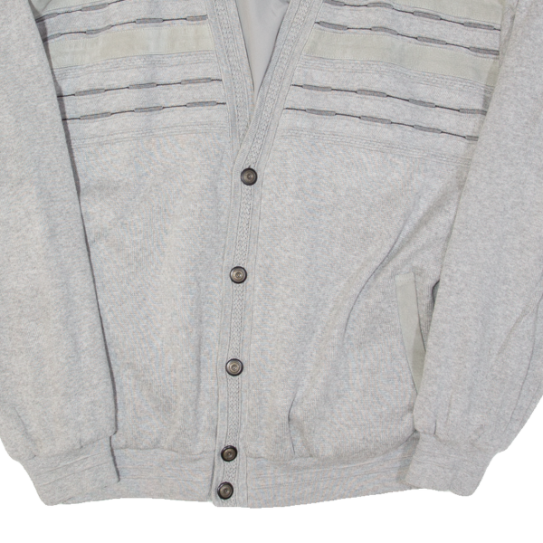 CANDA Mens Varsity Jacket Grey XL Fashion