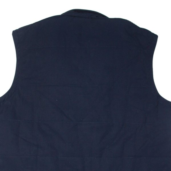 RUSSELL ATHLETIC Mens Gilet Blue 3XL Fashion