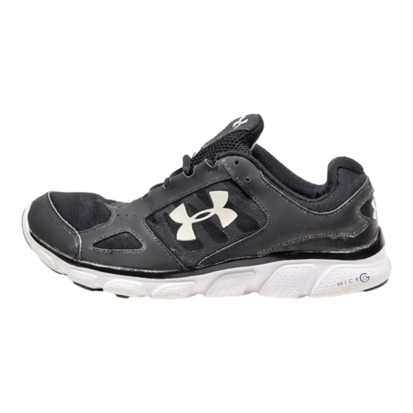 UNDER ARMOUR Micro Sneaker Trainers Black Synthetic Mens UK 7 Online now