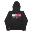 TOMMY HILFIGER Womens Jacket Black Hooded L Online Hot Sale