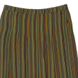 ARA Womens A-Line Skirt Brown Knee Length 90s Striped L Online now