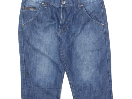 MEDIA JEANS Mens Jorts Shorts Blue M W32 Cheap