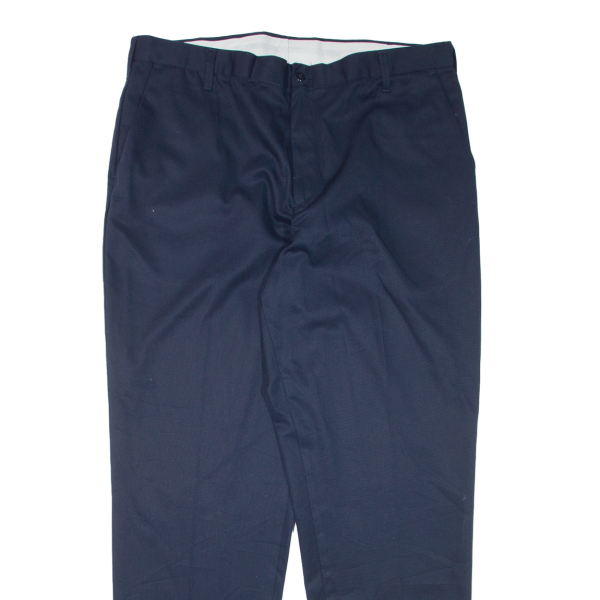 CINTAS Workwear Mens Trousers Blue Relaxed Tapered W40 L33 Online now