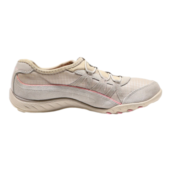 SKECHERS Low Top Trainers Beige Synthetic Womens UK 3 Online Sale