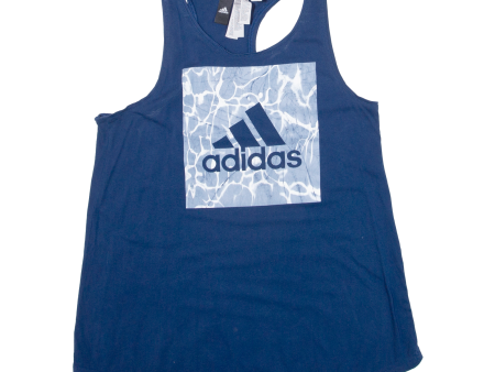 ADIDAS Womens Vest Blue Sleeveless M For Sale