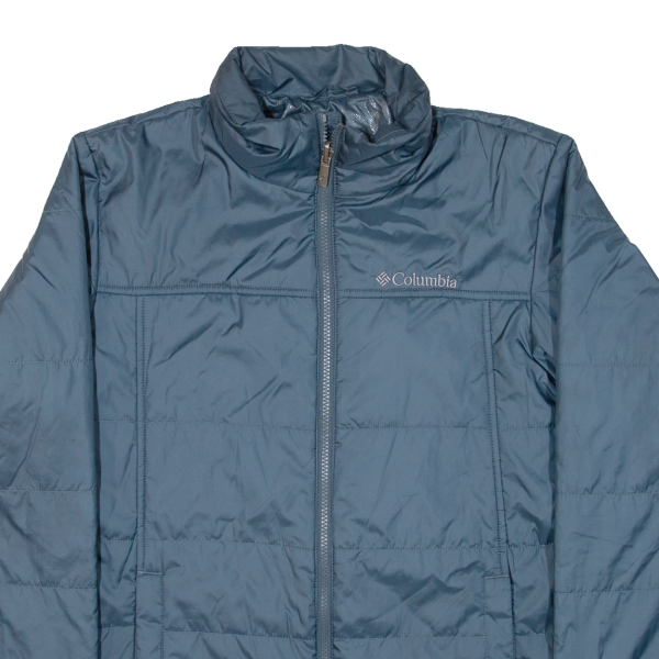 COLUMBIA Lightweight Insulated Mens Puffer Jacket Blue S Online now