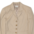 UNITED COLOURS OF BENETTON Womens Blazer Jacket Beige Wool M Hot on Sale