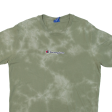 CHAMPION Mens Tie Dye T-Shirt Green M For Sale